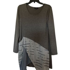 Yak &‎ Yeti Grey oversized tunic